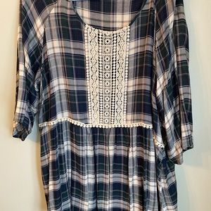Indigo soul tunic never worn
